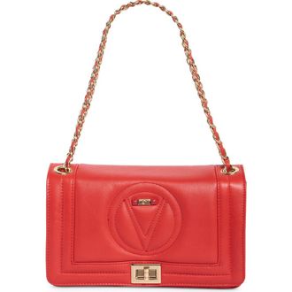 Mario Valentino Alice Signature Shoulder Bag in Red at Nordstrom Rack