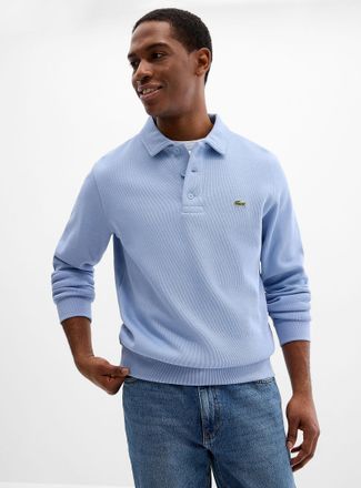 Lacoste Mens Powder blue Polo Shirt sweatshirt Classic fit