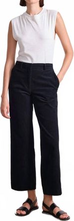 Apiece Apart Sadie Trouser In Midnight