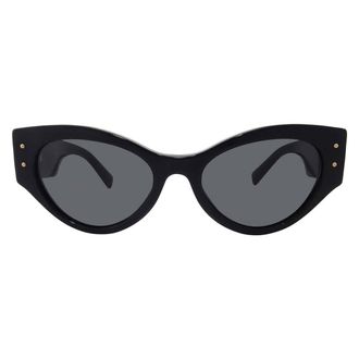 Dolce & Gabbana Dark Grey Cat Eye Ladies Sunglasses DG4480 501/87 53
