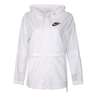 Nike (WMNS) Nike As W Nsw Jkt Wvn Sports Running Windproof Jacket Autumn White AJ2983-101