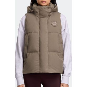 Canada Goose Junction 750 Fill Power Down Puffer Vest in Taupe Grey at Nordstrom, Size Large
