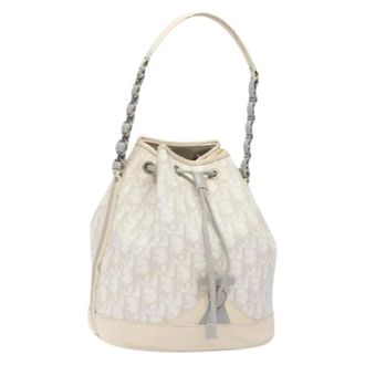 Dior Pre-owned Bucket Bags, female, White, Size: ONE SIZE Pre-owned Vintage Bucket Bag