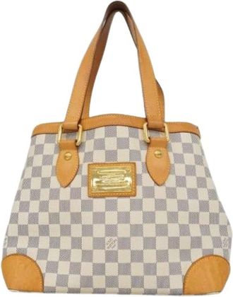 Louis Vuitton Pre-owned Handbags, female, White, Size: ONE SIZE Pre-owned Vintage Tote Bag