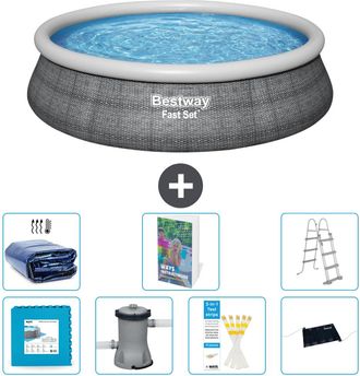 Bestway Piscina Bestway Fast Set Redonda - 457x107 Cm - 8-piezas S514