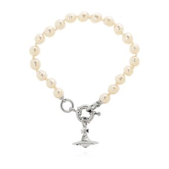 Vivienne Westwood Accessoires, Dames, Beige, S, Parelarmband