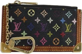Louis Vuitton Pre-owned Canvas Wallet - Dames - Vintage Accessoires - Zwart - ONE Size - Vintage