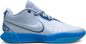 Nike LeBron 21 GS Light Armory Blue/Blue Hero sneakers - Grijs