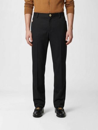 Versace Pantaloni chino Versace in gabardine di cotone