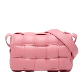 Bottega Veneta Pre-owned Cross Body Bags, female, Pink, Size: ONE SIZE Pre-owned Crossbody Bag