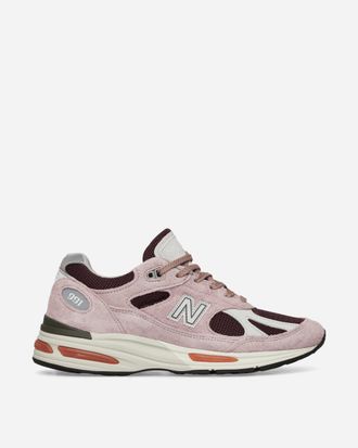 New Balance Made in UK 991v2 Grape Sorbet Sneakers Deauville Mauve