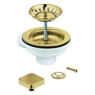 GROHE Juego De Desag&uuml;e Para Fregadero, Cool Sunrise Cepillado 40400gn0
