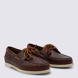 Sebago Womens Flat Shoes Brown _cover Le Sole El