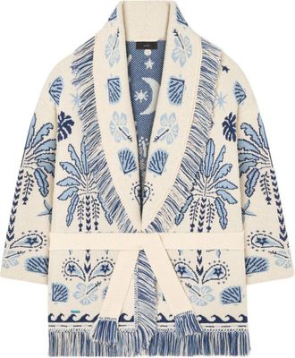 Alanui Echoes Of The Island Wool And Cotton Cardigan-Donna