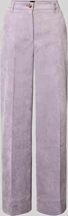 Boss Orange by Hugo Boss BOSS Orange Wide Leg Cordhose mit Gürtelschlaufen Modell TACODI in Flieder, Größe 34