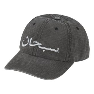 SUPREME SS26 Arabic Logo Rips 6-Panel Black SUP-SS26-1040-BLK