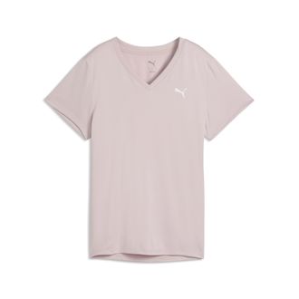 Puma T-shirt con scollo a V TAD ESSENTIALS da donna, Abbigliamento, Rosa, XXS