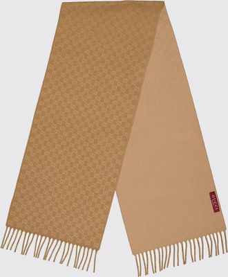 Gucci Sciarpa in lana e cashmere con motivo GG