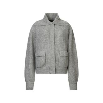 Liu Jo Truien & Vesten, Dames, Grijs, M, Leer, Truien