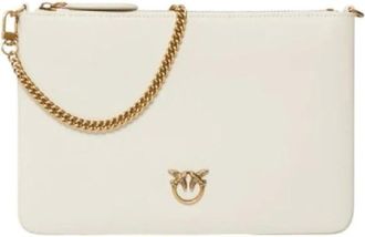 Pinko Pinko, Dames, Tassen, Wit, Maat: ONE Size Leer