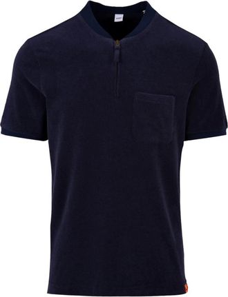 Aspesi Basic Polo Shirt - Heren - T-shirts - Blauw - XL - Katoen - Tops