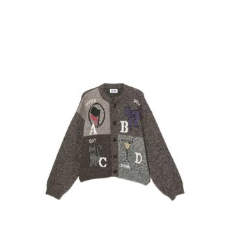 Magliano Patchwork Intarsia-knit Cardigan
