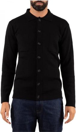 Daniele Fiesoli Camicia - Heren - Vesten - Zwart - S - Truien & Vesten