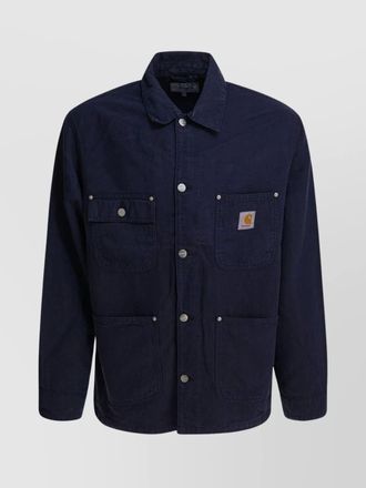 Carhartt Work in Progress cotton linen shirt jacket