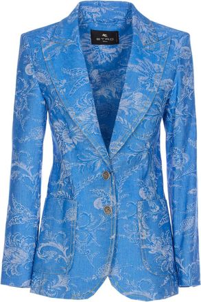 Etro Blazer con bottoni - Blu