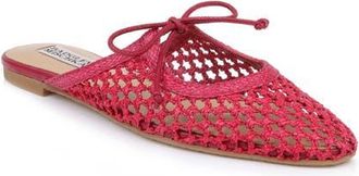 Badgley Mischka Xailee Woven Mule in Dark Cherry at Nordstrom, Size 9.5