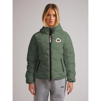 JACK1T Orb1T Hooded Jacket in Muted Olive at Nordstrom, Size X-Small