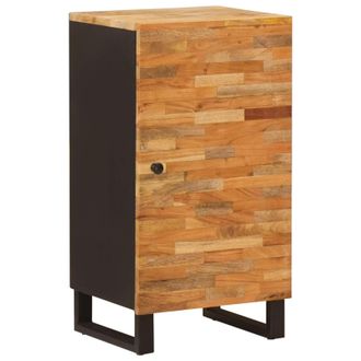 vidaXL Armario Auxiliar Marr&oacute;n 40 X 33 X 75 Cm Madera De Mango Maciza Vidaxl