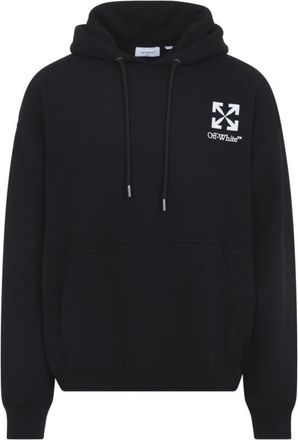 Off-white Black Logo Print Hoodie