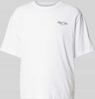 Jack & Jones Jack & Jones T-Shirt mit Label-Print Modell MARINA in Weiss, Gr&ouml;&szlig;e XL