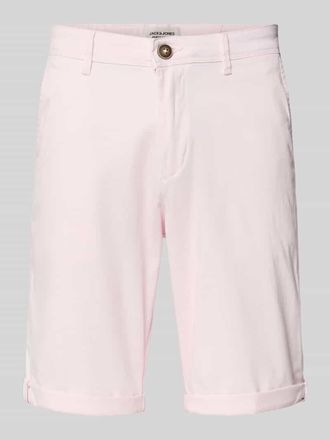 Jack & Jones Jack & Jones Straight Fit Shorts mit Eingrifftaschen Modell Bowie in Hellrosa, Gr&ouml;&szlig;e XXL