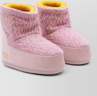Moon Boot knit low ankle boots