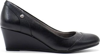 Life Stride Womens Dreams Wedge Pump In Black Heirloom