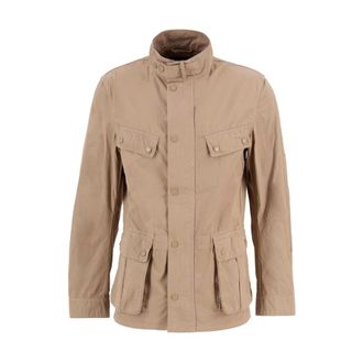Barbour Light Jackets, male, Beige, Size: 2XL Garment Dyed Duke Casual Jacket