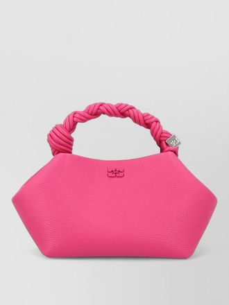 Ganni bou small synthetic tote bag