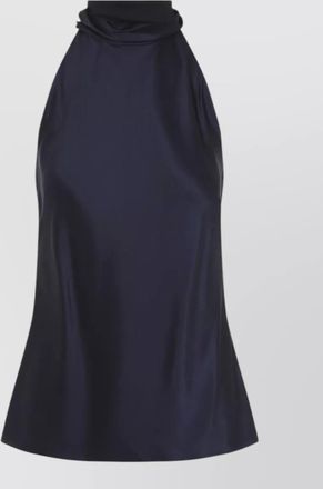 Ralph Lauren Collection silk halterneck sleeveless blouse