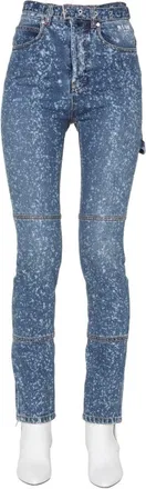 Msgm High-Waisted Skinny Fit Jeans