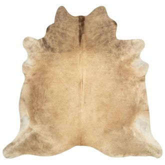 vidaXL Vidaxl - Alfombra De Piel De Vaca Aut&eacute;ntica Beige 180x220 Cm