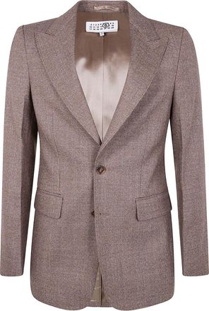 Maison Margiela Blazer in lana - Toni neutri