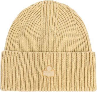 Isabel Marant Berretto a coste con logo - Giallo