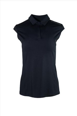 Coolibar Womens Performance Sleeveless Polo - UPF 50+ Sun Protection - Dew in Black at Nordstrom, Size X-Small