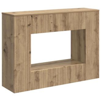 vidaXL Mesa Consola Rayado Roble Artesanal 101 X 29 X 74 Cm Vidaxl