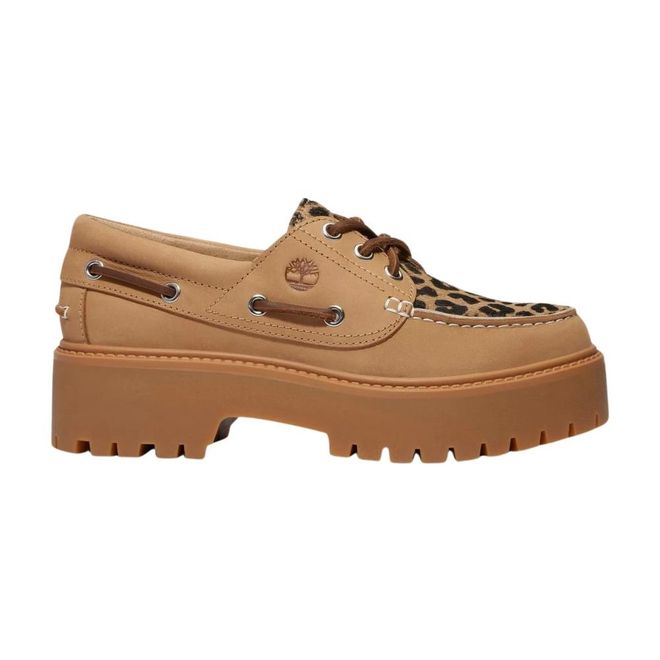 Boat Shoes, female, Beige, 3 UK, Stone Street Boat Shoe for Women