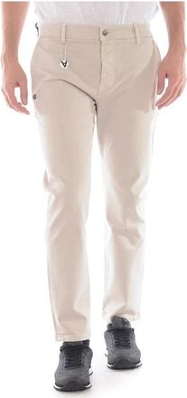 Daniele Alessandrini Jeans - Heren - Chinos - Beige - W32 - Katoen - Broeken