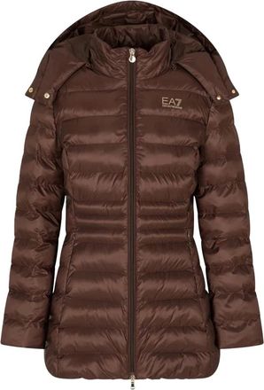 Emporio Armani Stijlvolle Jas voor Mannen - Dames - Winterjassen - Bruin - L - Jassen