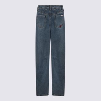 Self Portrait Womens Jeans Blue _100 % Co